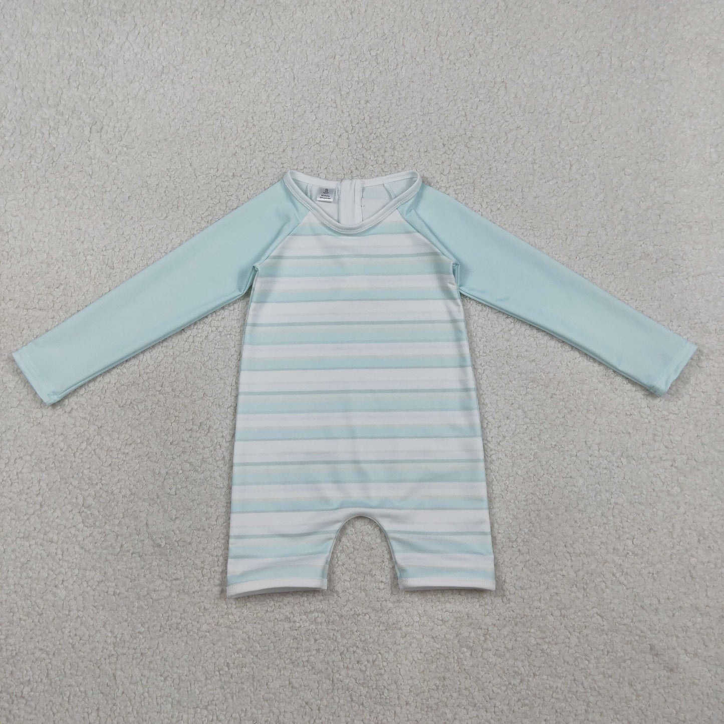 Sibling Baby Boys Long Sleeve Dogs Fishing Back Zip Romper Swimsuits