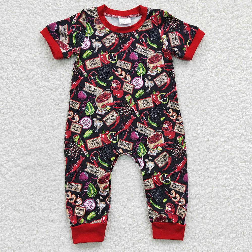 Sibling Baby Girls Crawfish Boys Rompers Dresses Outfits
