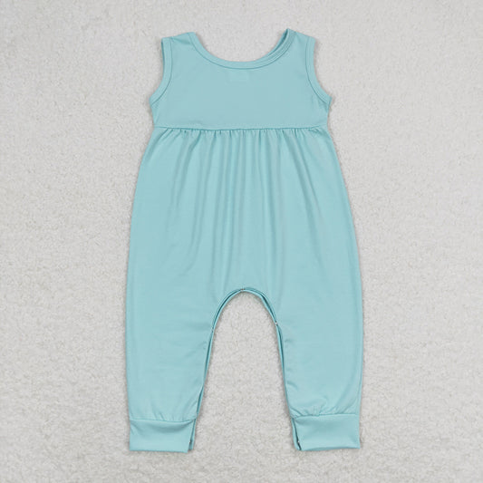 SR1446 Aqua baby kids cotton summer rompers