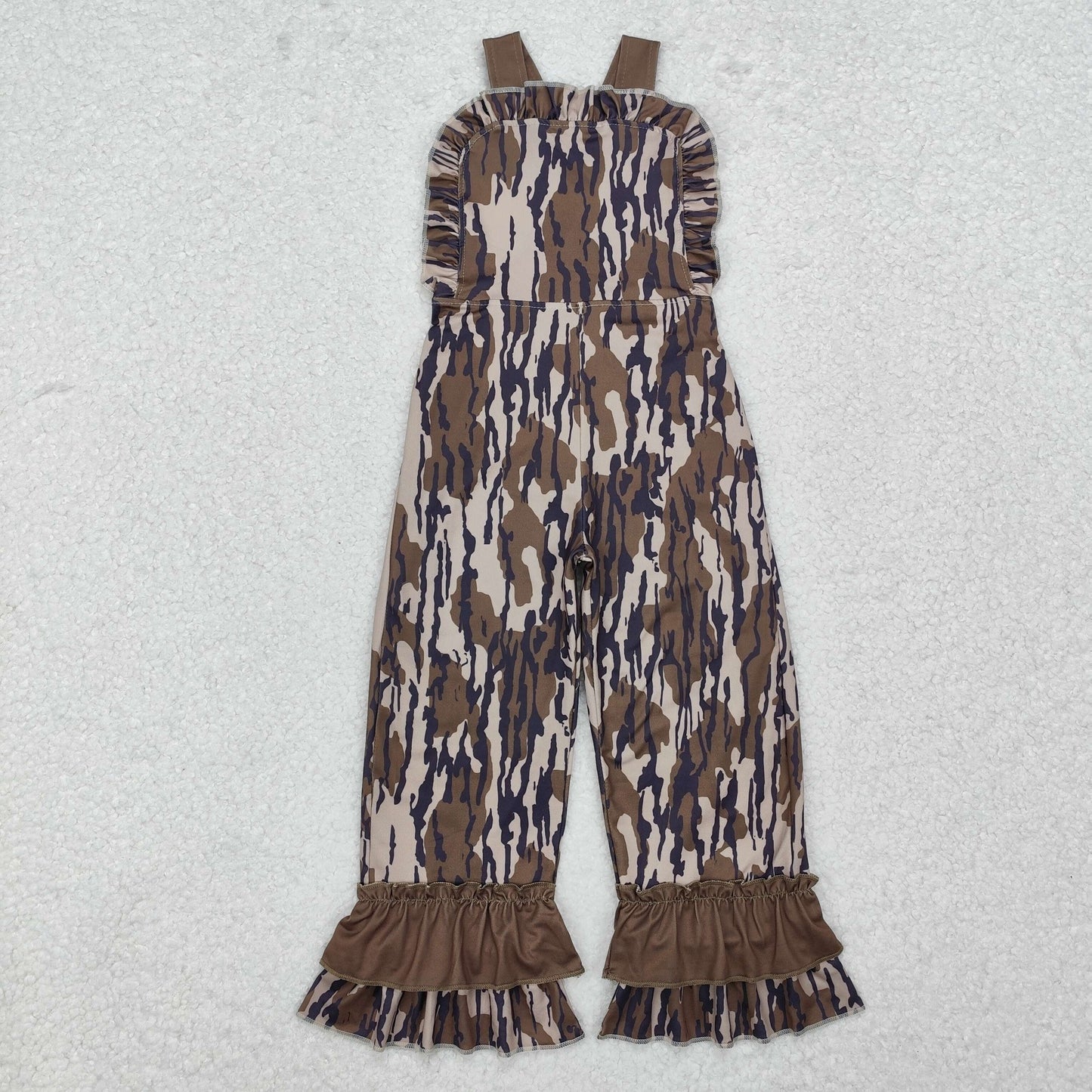 Sibling Baby Boys Girls Southern Camo Straps Pant Jumpsuits