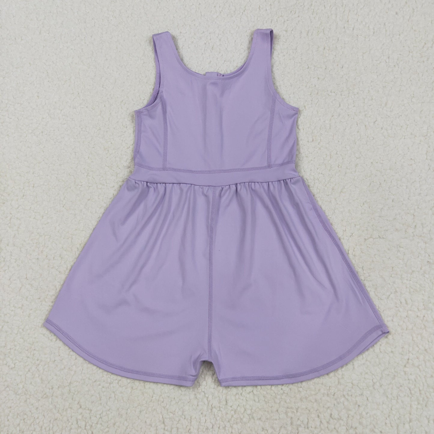Sibling Baby Girls Colorful Sleeveless Yoga Jumpsuits