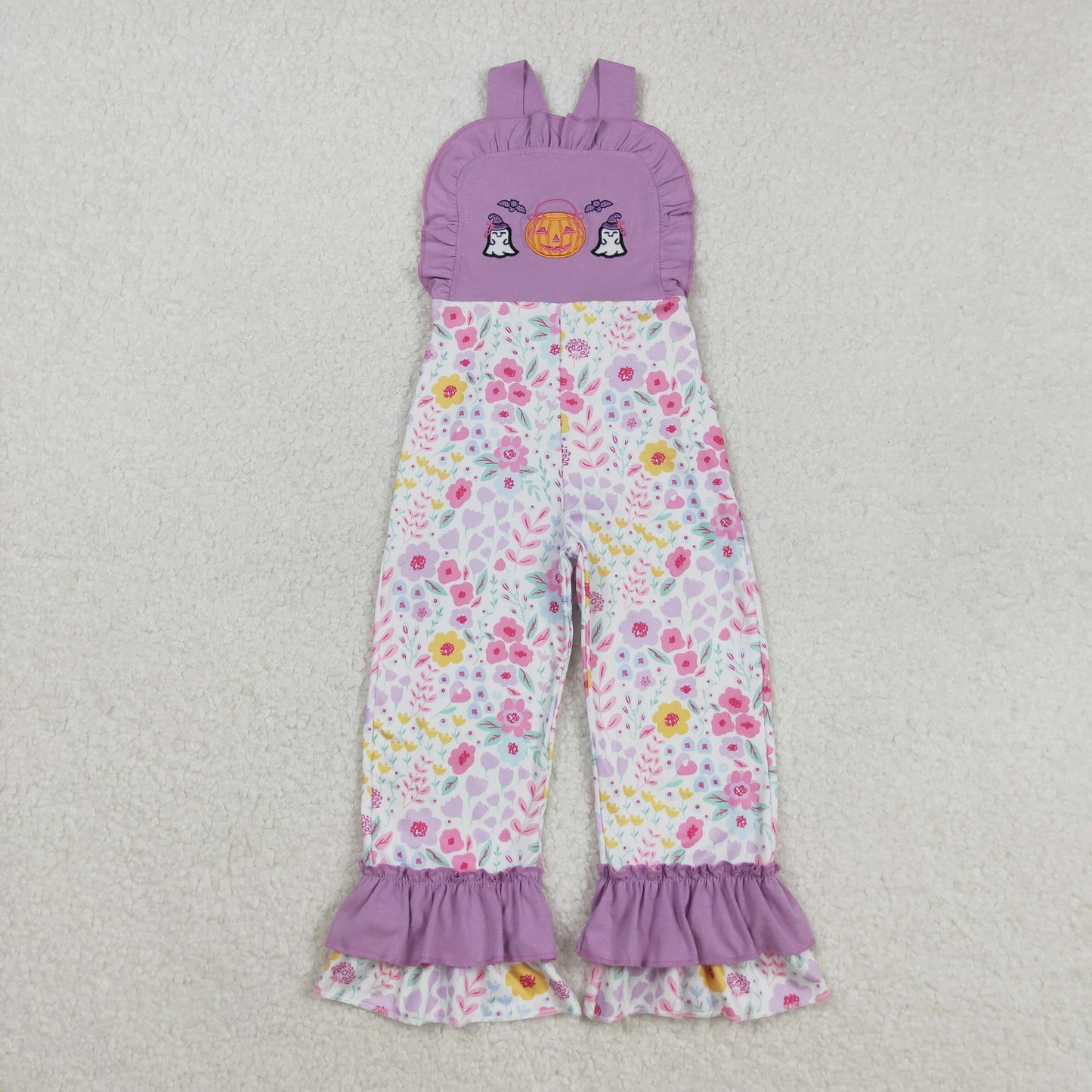 Sibling Baby Girls Embroidery Pants Romper Jumpsuits
