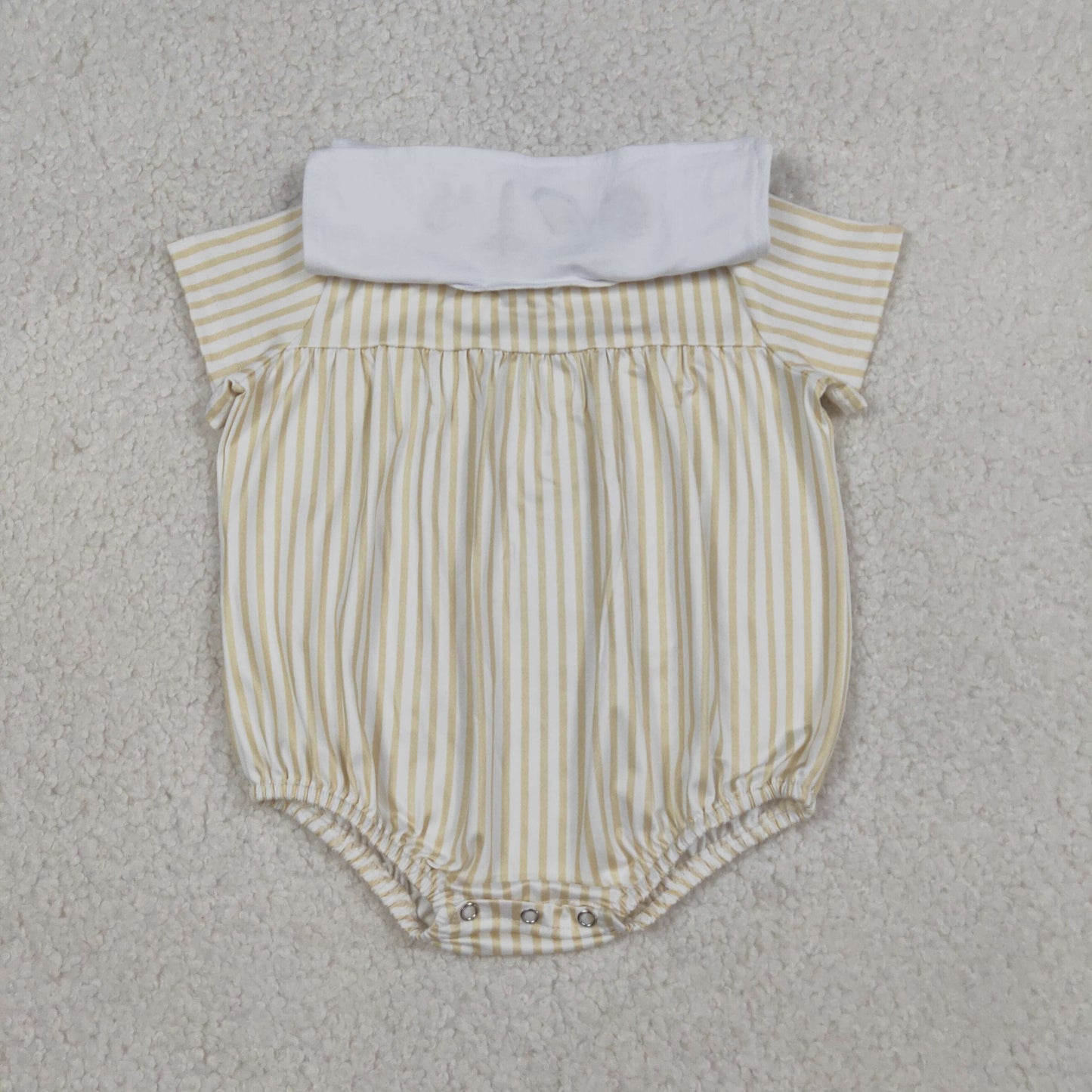 Sibling Baby Kids Embroidery Cross Sheep Stripe Top Short Clothes Set Rompers