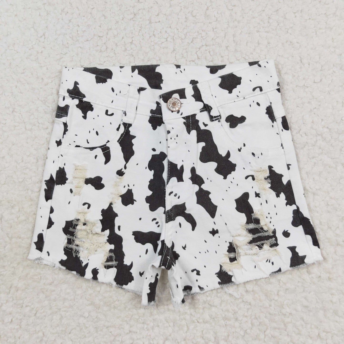 Sibling Baby Girls Denim Shorts Bottom