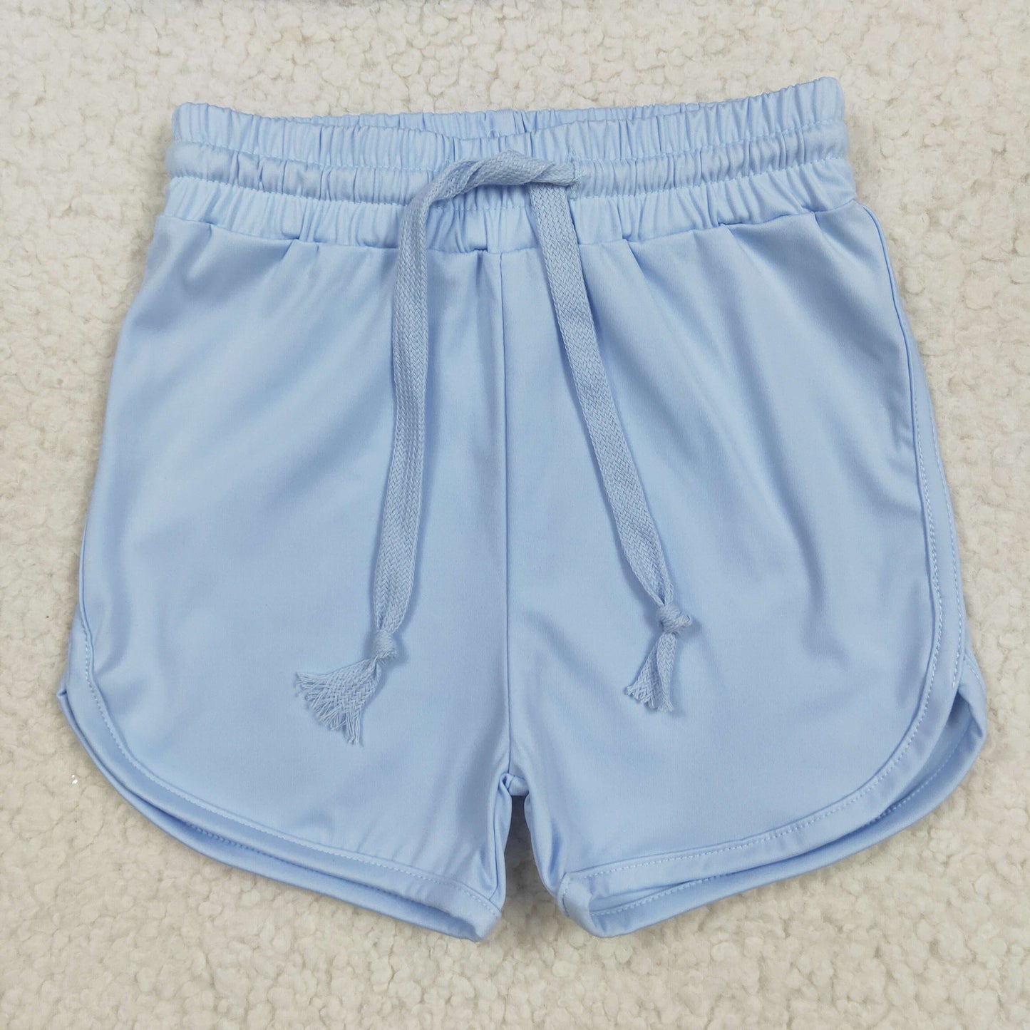 Sibling Baby Girls Colorful Belt Yoga Shorts Bottoms