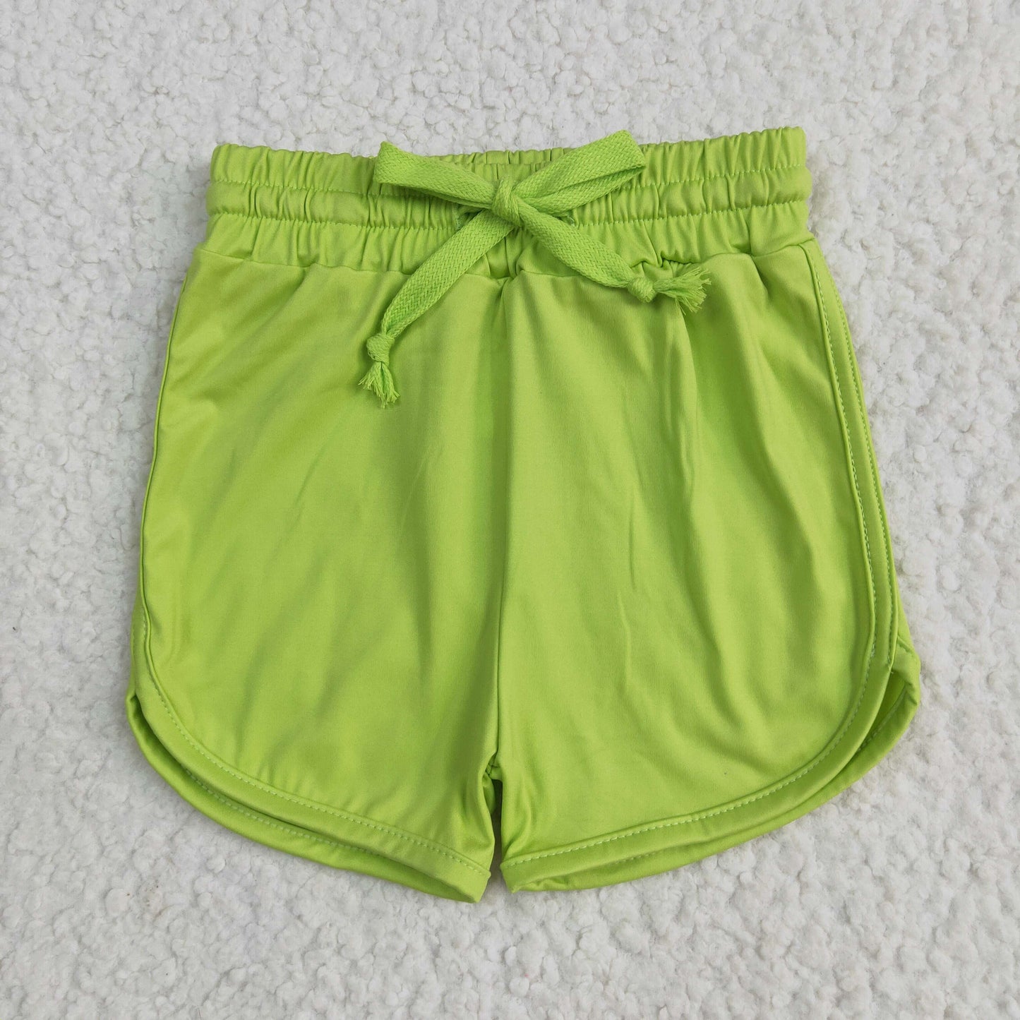 Sibling Baby Girls Colorful Belt Yoga Shorts Bottoms