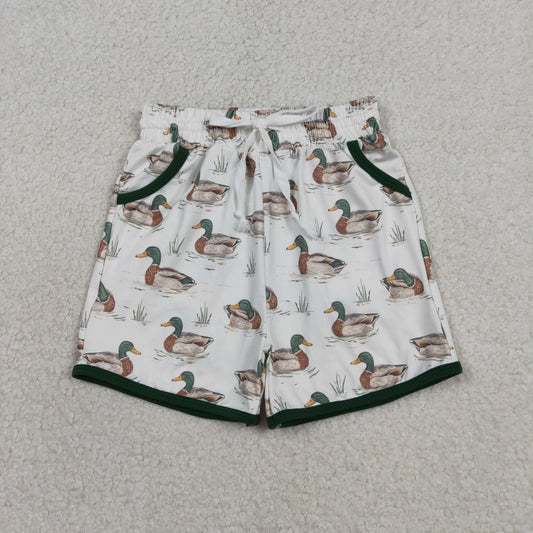 SS0677 Baby Boys Ducks Hunting Pockets Shorts Bottom