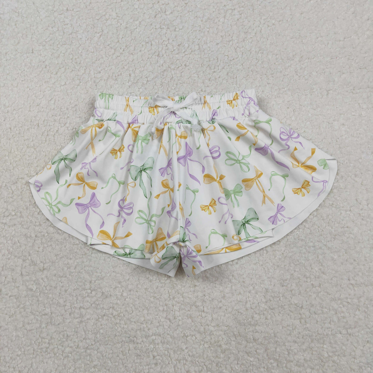 Sibling Baby Girls Camo Leopard Yoga Active Butterfly Shorts Bottoms