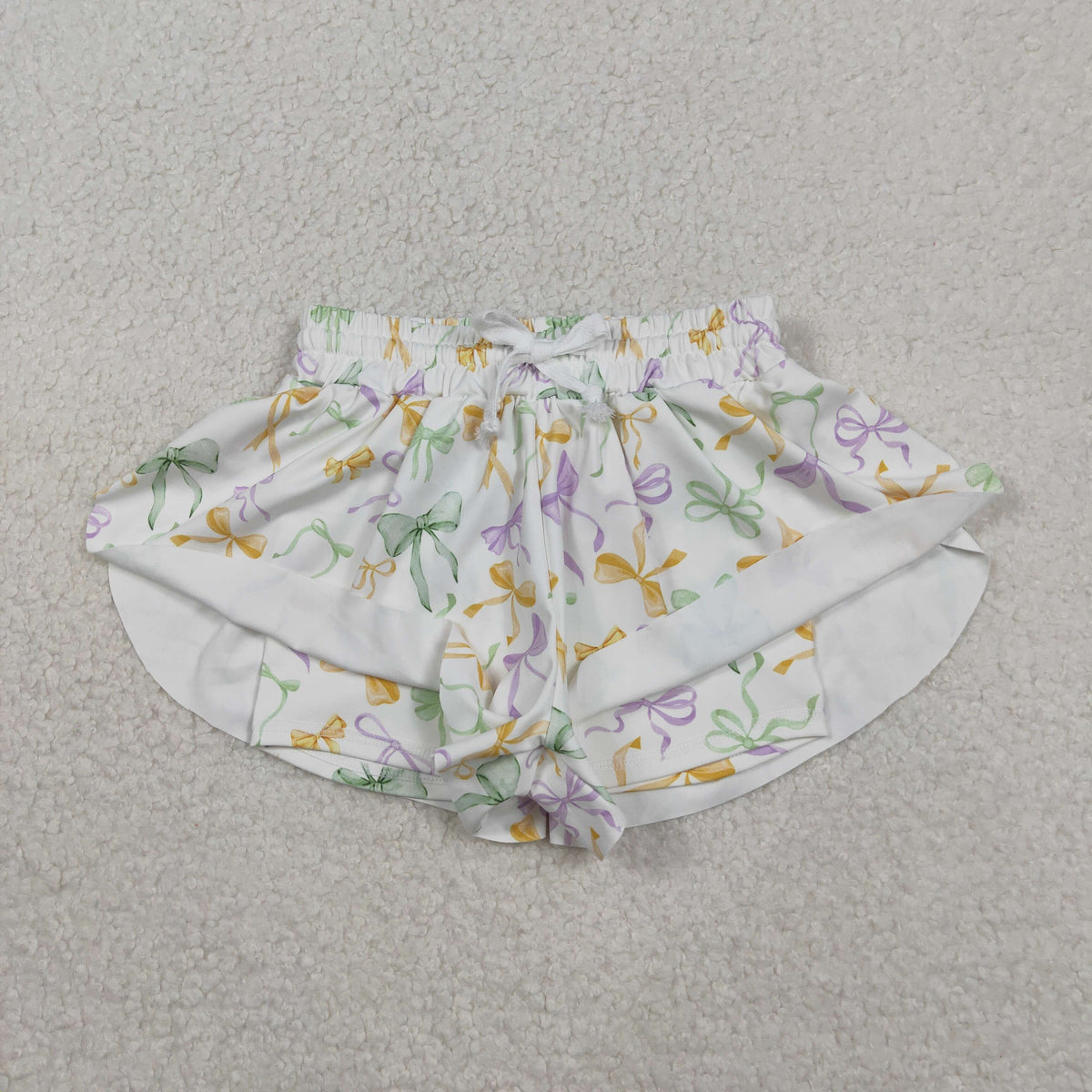 Sibling Baby Girls Camo Leopard Yoga Active Butterfly Shorts Bottoms