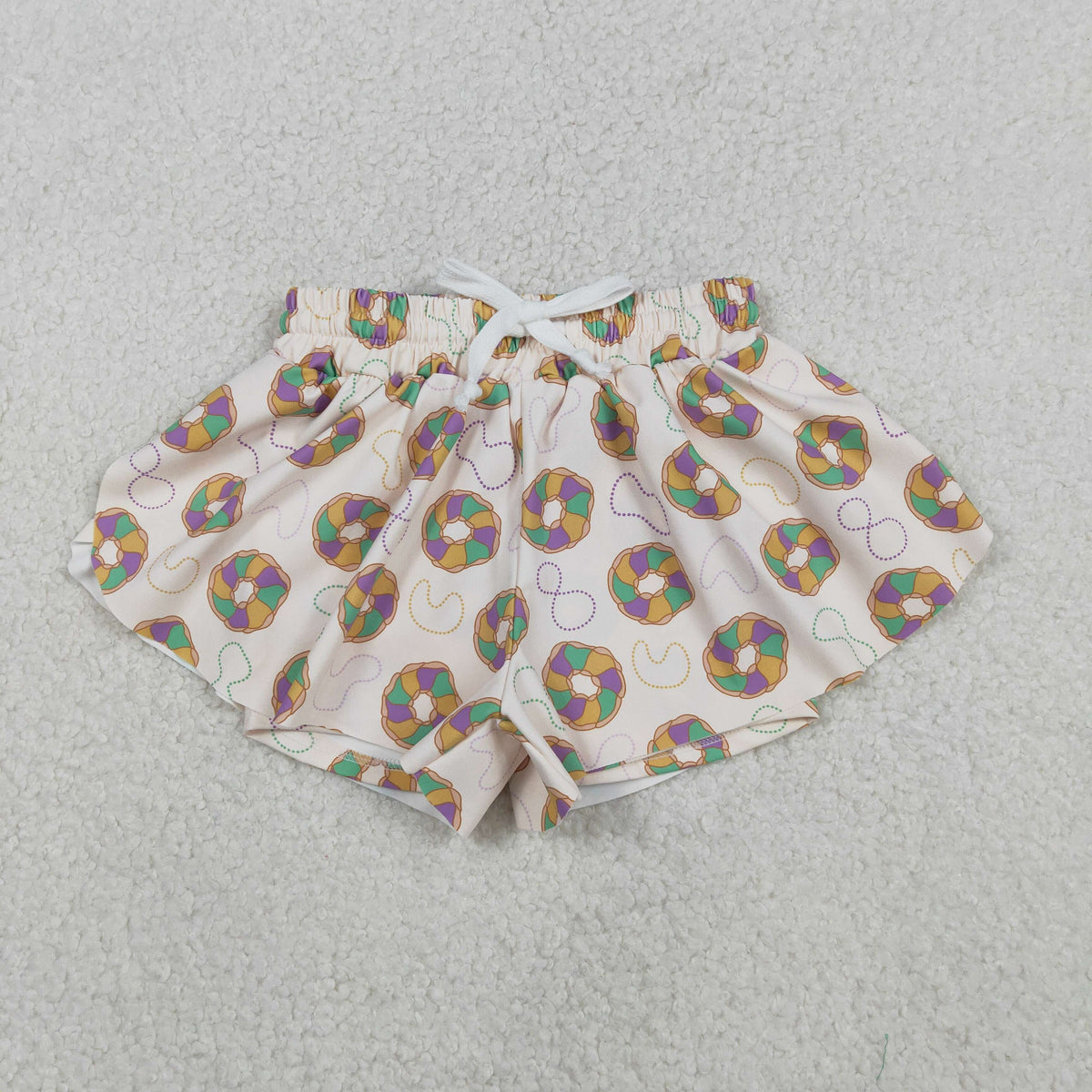 Sibling Baby Girls Camo Leopard Yoga Active Butterfly Shorts Bottoms