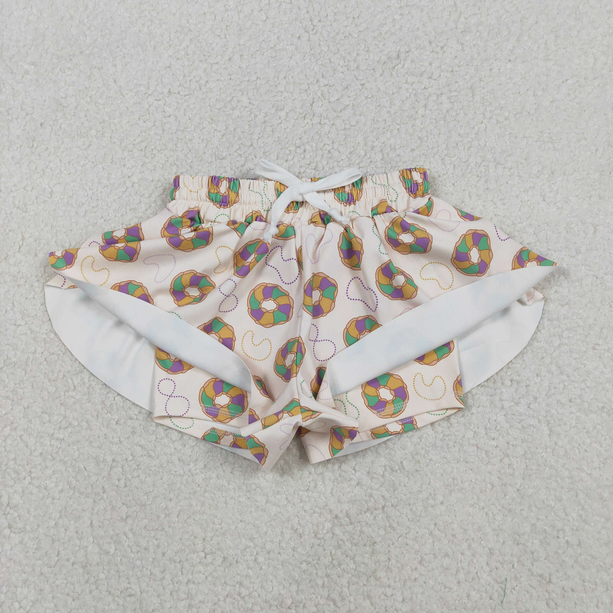 Sibling Baby Girls Camo Leopard Yoga Active Butterfly Shorts Bottoms