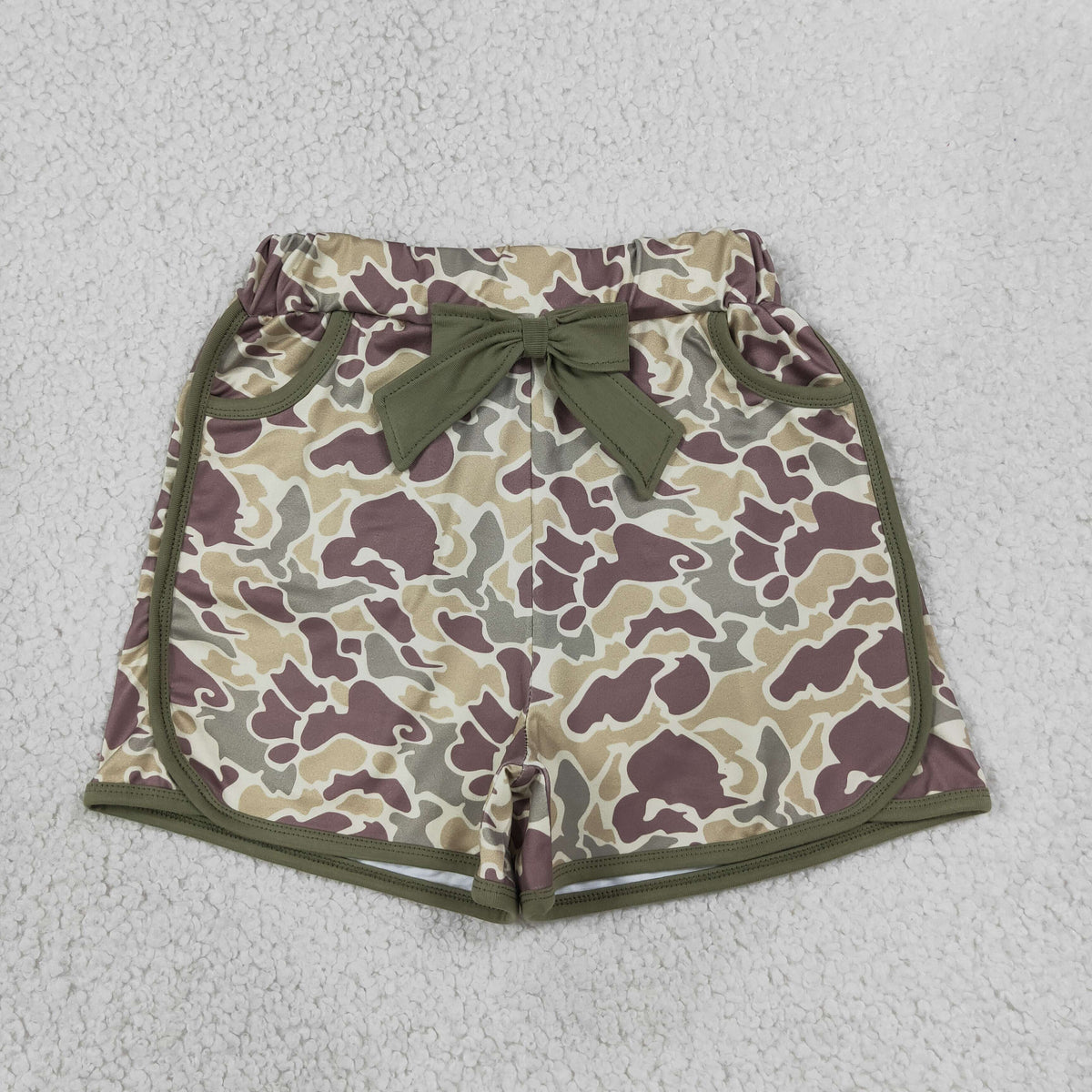 Sibling Baby Girls Southern Hunting Camo Shorts Bottoms