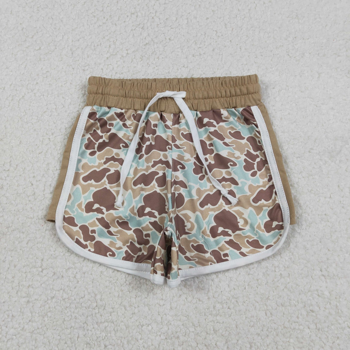 SS0741 Baby Girls Southern Khaki Camo Shorts Bottom