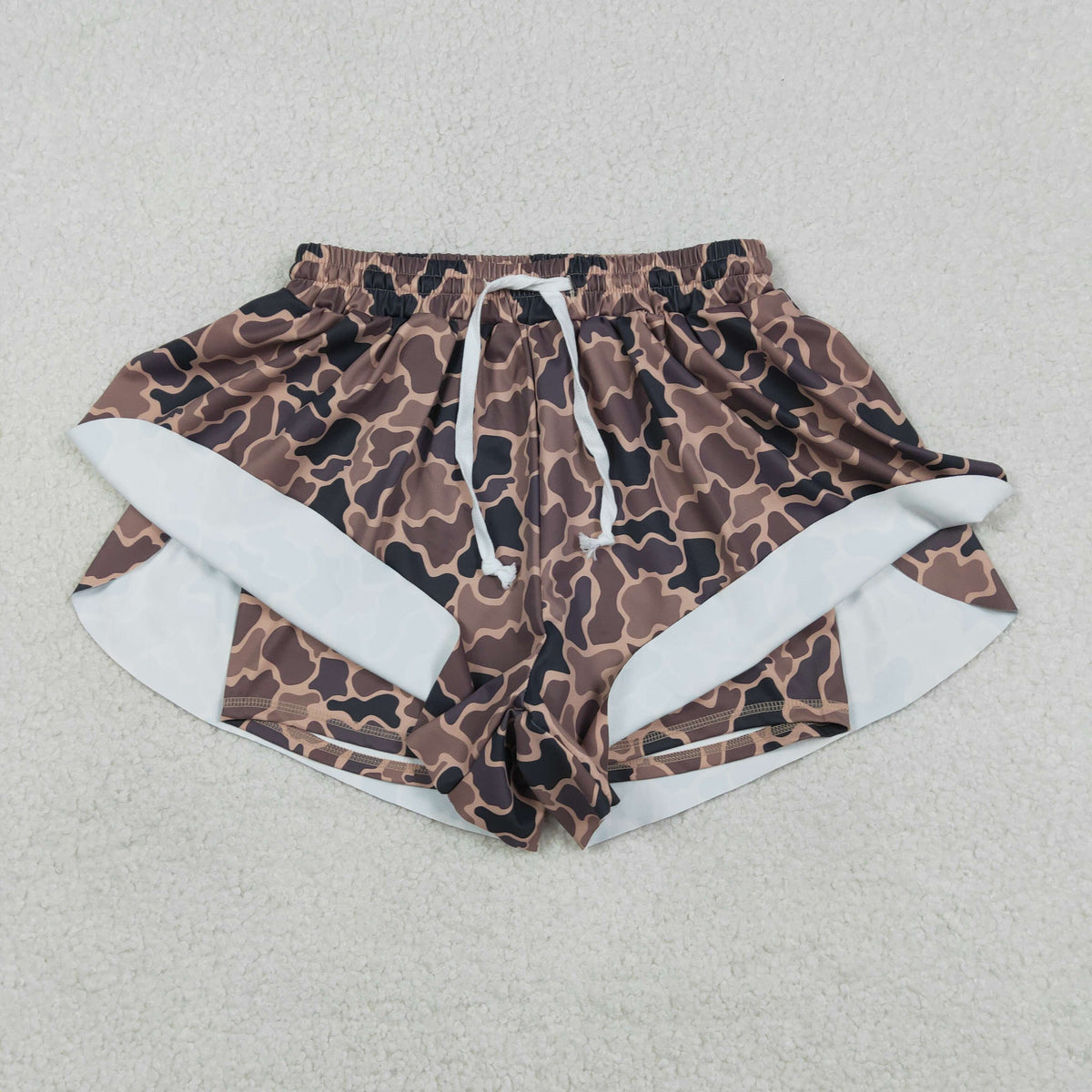 Sibling Adult Women Leopard Team Bows Camo Yoga Active Butterfly Shorts Bottom