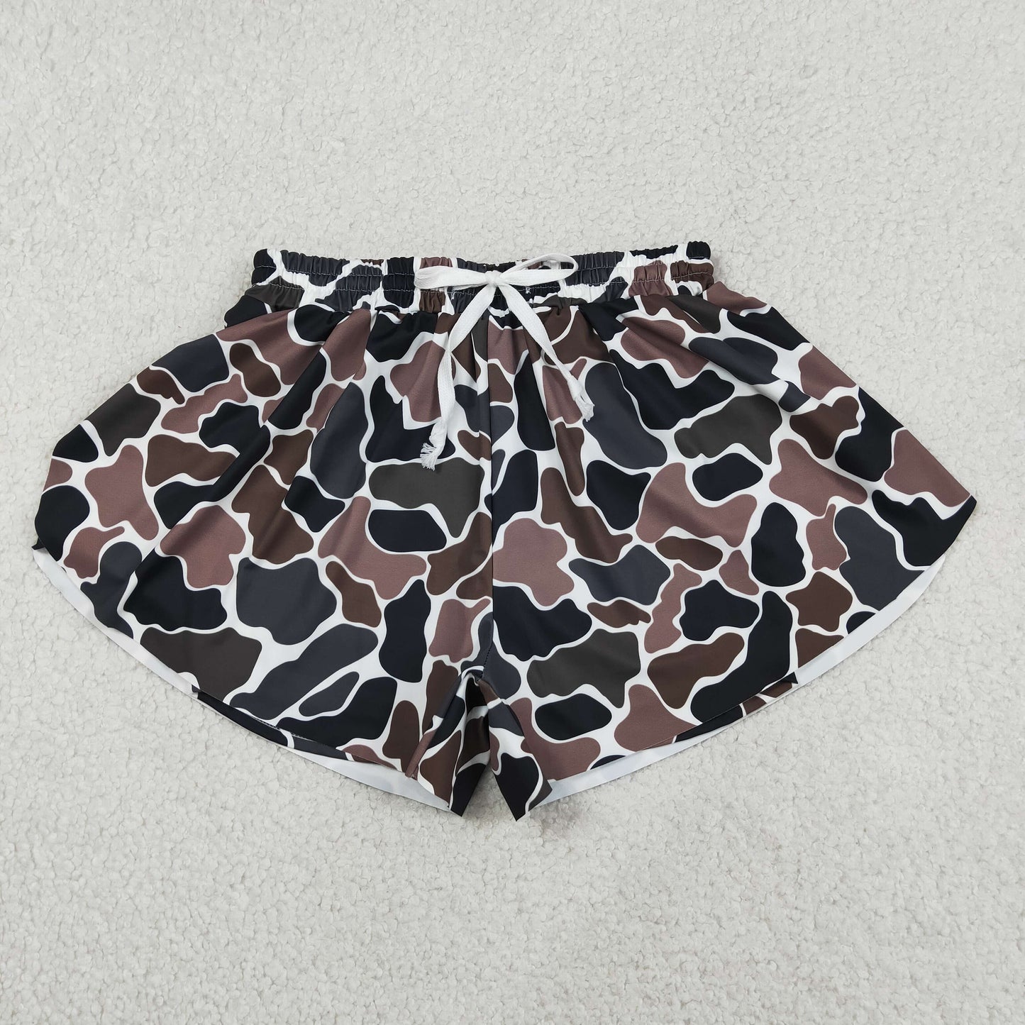 Mama and Me Southern Camo Yoga Active Ruffle Shorts Bottoms