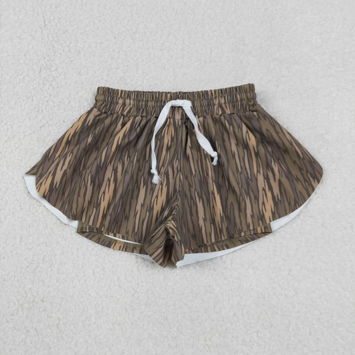 Sibling Baby Girls Camo Leopard Yoga Active Butterfly Shorts Bottoms