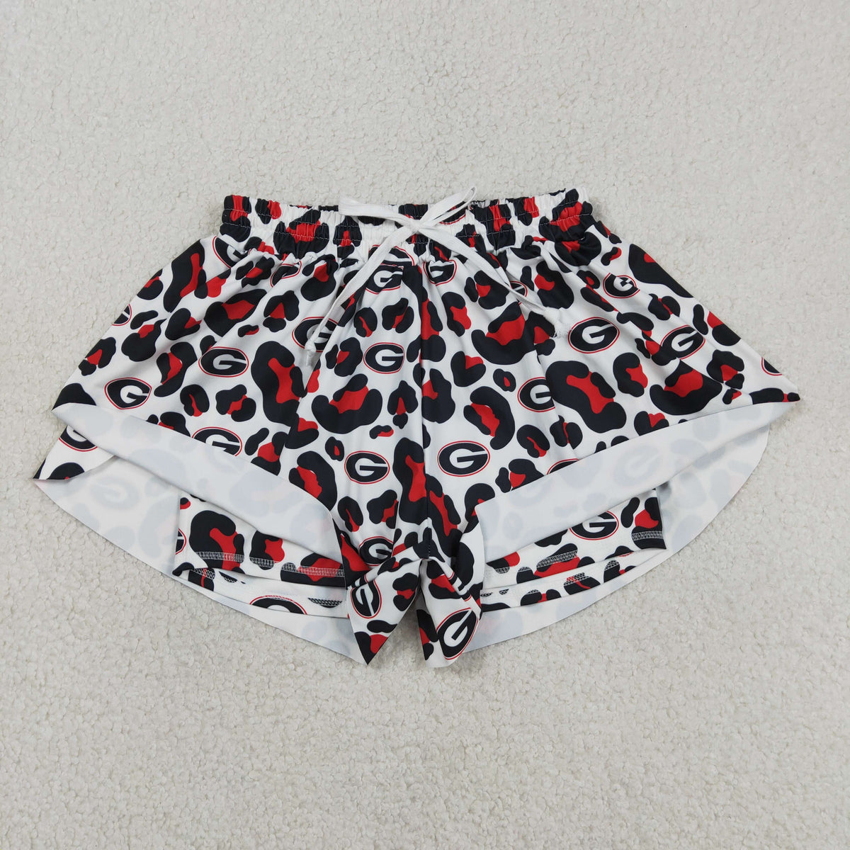 Sibling Adult Women Leopard Team Bows Camo Yoga Active Butterfly Shorts Bottom