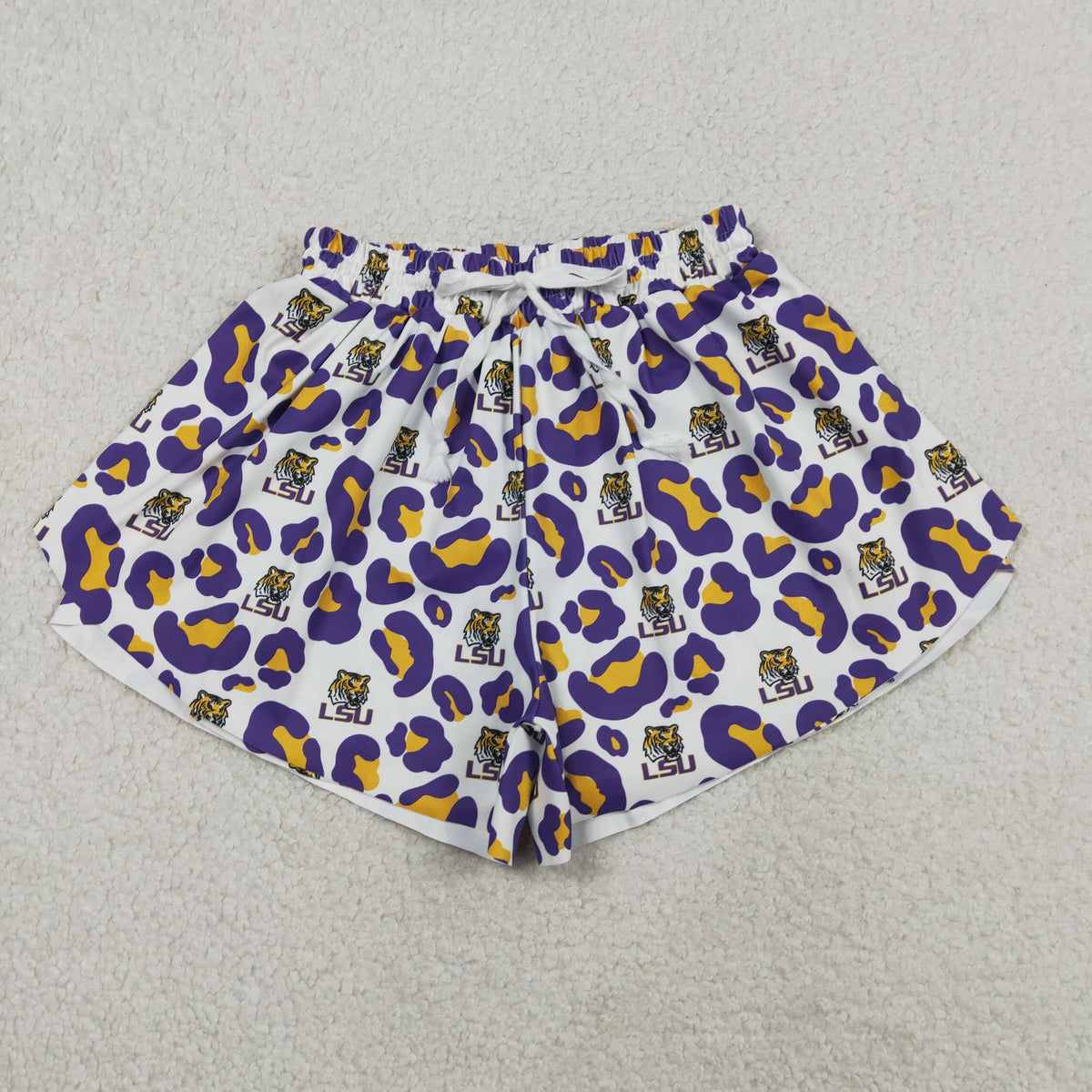Sibling Adult Women Leopard Team Bows Camo Yoga Active Butterfly Shorts Bottom