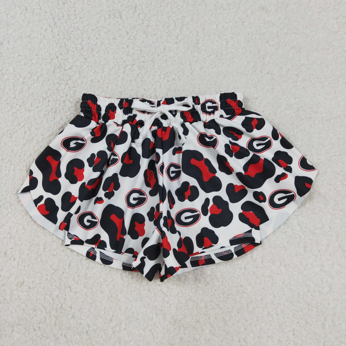 Mama and Me Girls Camo Leopard Yoga Active Butterfly Shorts Bottoms