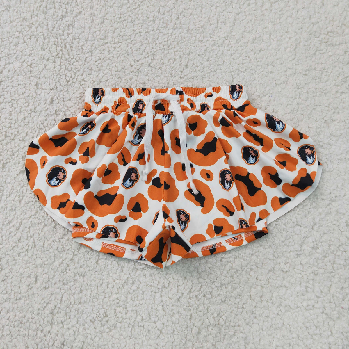 Mama and Me Girls Camo Leopard Yoga Active Butterfly Shorts Bottoms