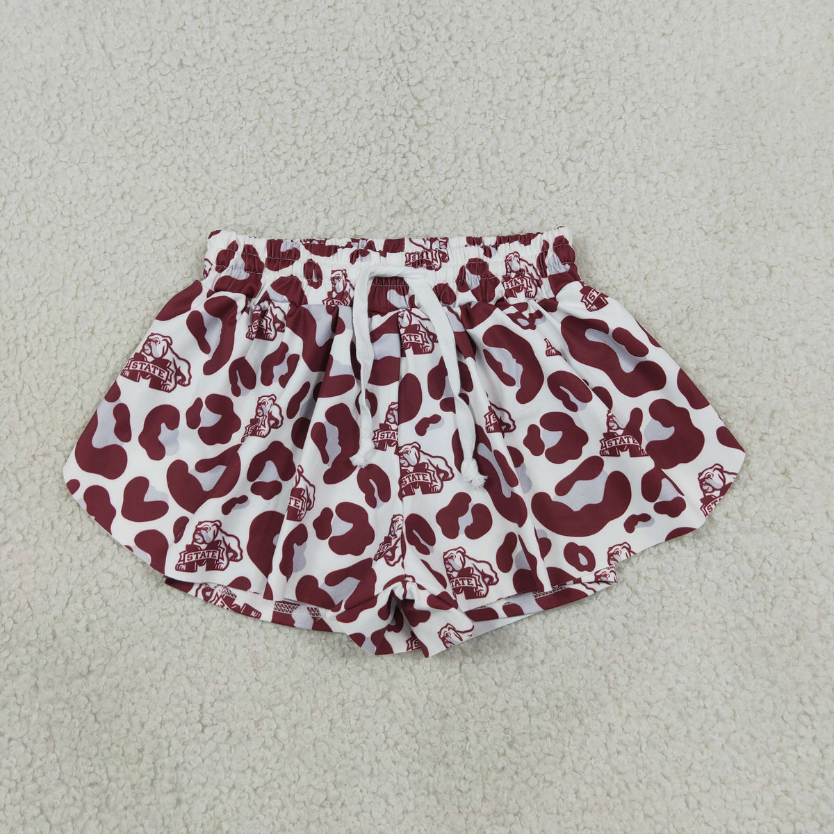 Sibling Baby Girls Leopard Go Team Yoga Active Butterfly Shorts Bottom