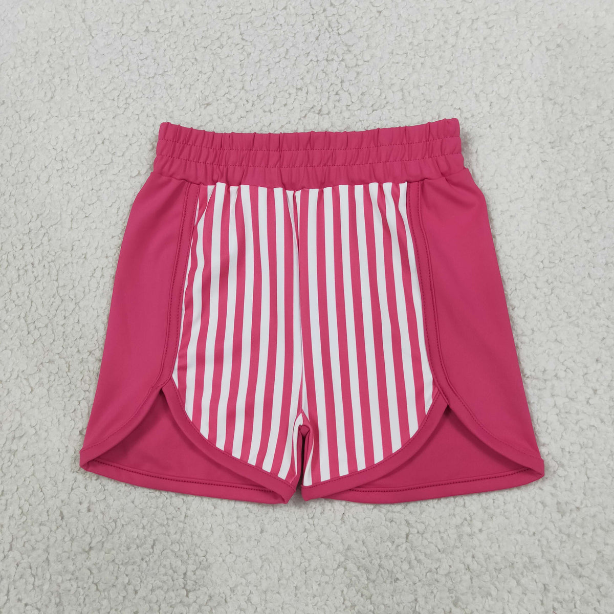 Sibling Baby Girls Long Sleeve Stripe Zip Pullovers Top Shorts Yoga Active Clothes Sets