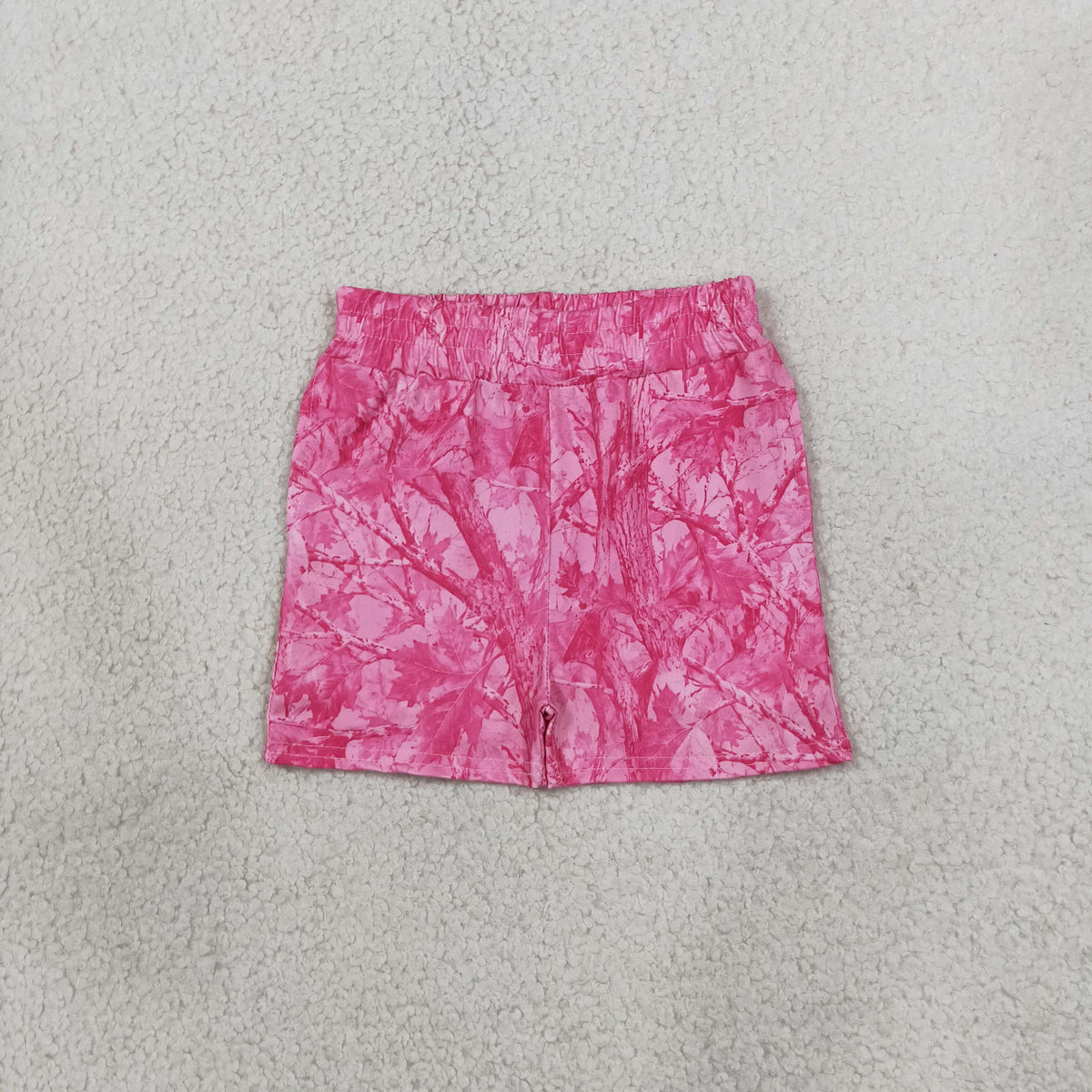 Mama and Me Sibling Pink Leaves Choker Tops Pants Shorts Clothes Sets Rompers