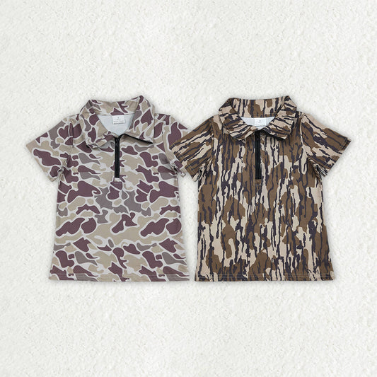 Sibling Baby Girls Southern Camo Zip Pullovers Tops