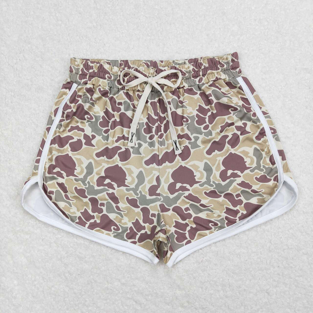 Mommy and Me Baby Girls Khaki Camo Summer Shorts Bottom