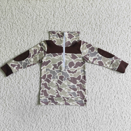 Camo Long sleeve Pullover