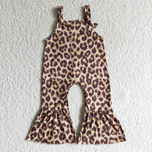 SR0087 Leopard Sleeveless Romper