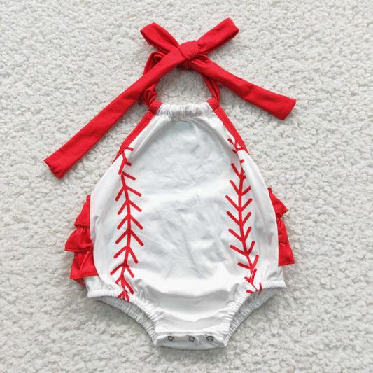 baseball simple romper SR0327