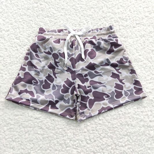 SS0079 Boys Camo Swim Trunks